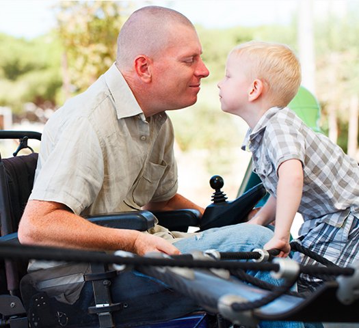 Person in wheelchair